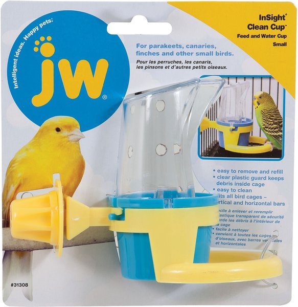 JW Pet InSight Clean Cup Bird Feed & Water Cup, Small slide 1 of 4