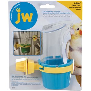 JW Pet InSight Clean Cup Bird Feed & Water Cup, Medium
