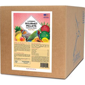 Lafeber Tropical Fruit Gourmet Pellets Finch Bird Food, 20-lb box