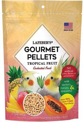 Lafeber Tropical Fruit Gourmet Pellets Cockatiel Bird Food, slide 1 of 1