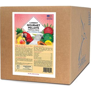 Lafeber Tropical Fruit Gourmet Pellets Macaw Bird Food, 25-lb box