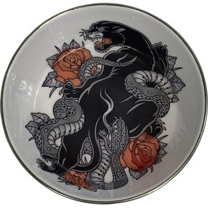 Komodo Panther Stainless Steel Reptile Bowl, 3-cup