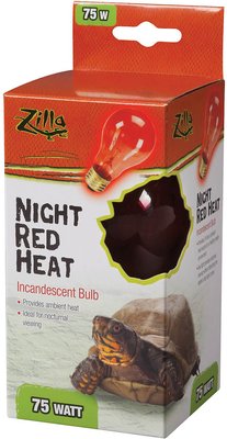 Zilla Night Red Heat Incandescent Reptile Terrarium Lamp, slide 1 of 1
