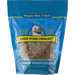 Happy Hen Treats Pond Medley Duck Treats, 2-lb bag, bundle of 2