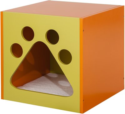 Staart Modern Hide-N-Seek Cube Covered Cat Condo, slide 1 of 1