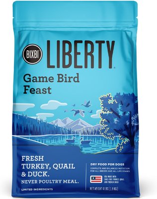 BIXBI Liberty Game Bird Feast Fresh Turkey, Quail & Duck Dry Dog Food, slide 1 of 1