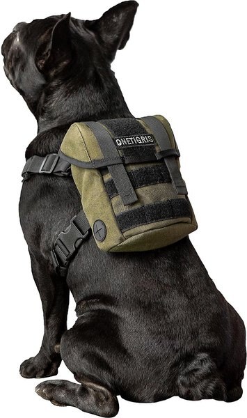 OneTigris Eureka K9 Dog Backpack, Ranger Green, X-Small slide 1 of 9