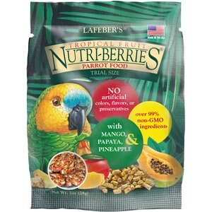 Lafeber Tropical Fruit Nutri-Berries Parrot Food, 1-oz bag
