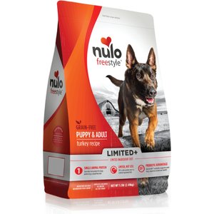 Nulo Freestyle Limited+ Turkey Recipe Grain-Free Puppy & Adult Dry Dog Food, 5.5-lb bag