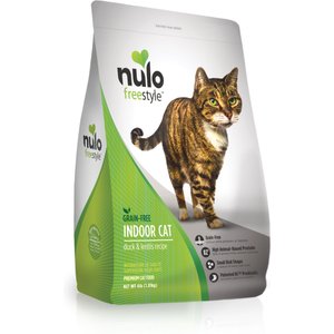 Nulo Freestyle Duck & Lentils Recipe Grain-Free Indoor Dry Cat Food, 4-lb bag