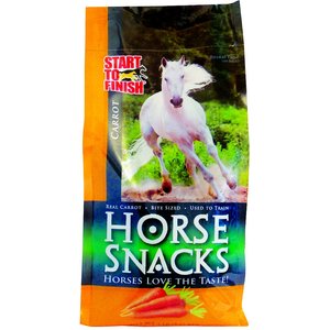 Manna Pro Start to Finish Carrot Horse Treats, 5-lb bag