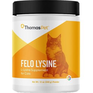 Thomas Labs Felo Lysine Powder Cat Supplement, 12-oz jar