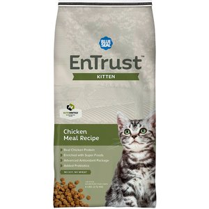 Blue Seal EnTrust Kitten Chicken Meal Recipe Dry Cat Food, 6-lb bag
