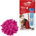 Frisco Moppy Ball Cat Toy, Pink & Sentry Petrodex Veterinary Strength Malt Toothpaste Dental Care Kit for Cats