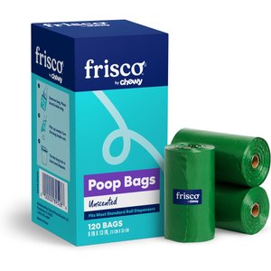 Frisco Refill Dog Poop Bags, Unscented, 120 count