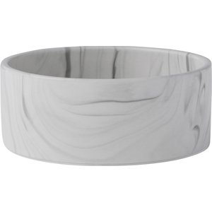 Frisco Marble Design Non-skid Ceramic Dog Bowl, 2.5 Cups