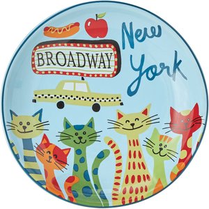 Frisco New York Non-skid Ceramic Cat Dish, 0.50 Cup
