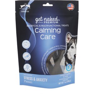 Get Naked Premium Calming Care Chicken & Maple Flavor Grain-Free Dog Treats, 7 count