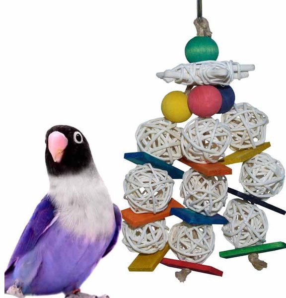 Super Bird Creations Mini Starburst Bird Toy, Small slide 1 of 3