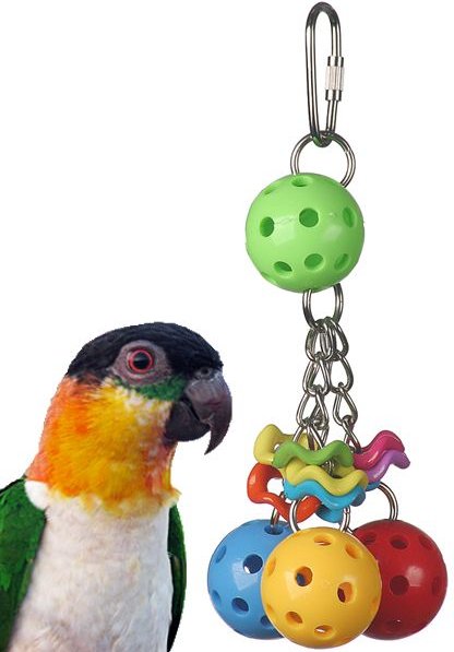 Super Bird Creations Jingleberries Bird Toy, Small slide 1 of 3