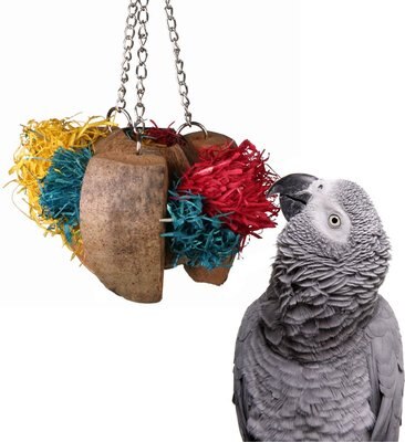 Super Bird Creations Coco Cornhusk Forager Bird Toy, Large, slide 1 of 1