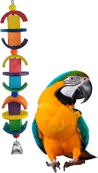 Super Bird Creations Chunky Chew Bird Toy, X-Large slide 1 of 3