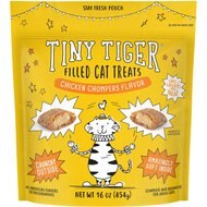 Tiny Tiger Chicken Chompers Flavor Filled Cat Treats, 16-oz bag