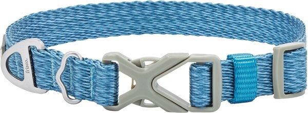 Frisco Outdoor Heathered Nylon Collar, River Blue, Large, Neck: 18 -26-in, Width: 1-in slide 1 of 6