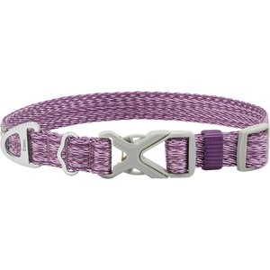 Frisco Outdoor Heathered Nylon Collar, Shadow Purple, Medium - Neck: 14-20-in, Width: 3/4-in
