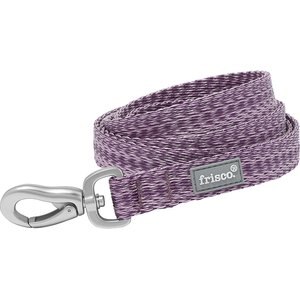Frisco Outdoor Heathered Nylon Dog Leash, Shadow Purple, Medium - Length: 6-ft, Width: 3/4-in   