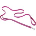 Frisco Outdoor Nylon Reflective Comfort Padded Dog Leash, Boysenberry Purple, Large - Length: 6-ft, Width: 1-in
