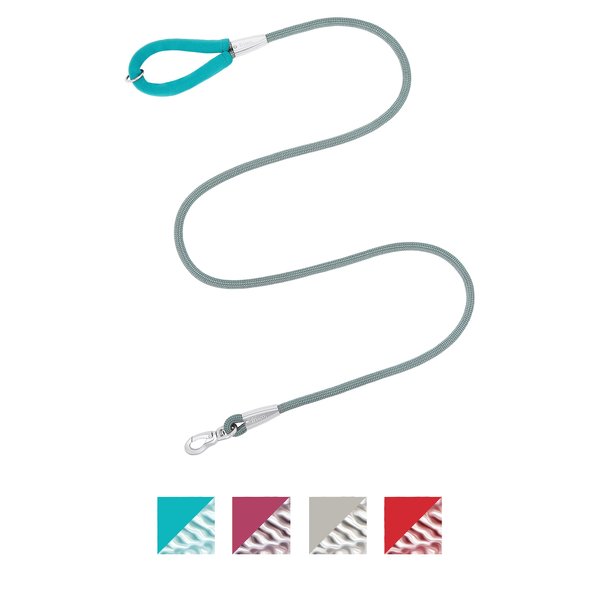 Frisco Outdoor Ultra Reflective Rope Leash With Padded Handle, Bayou Teal, 6 - ft slide 1 of 6