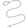 Frisco Outdoor Ultra Reflective Rope Leash With Padded Handle, Stone Gray, 6 - ft