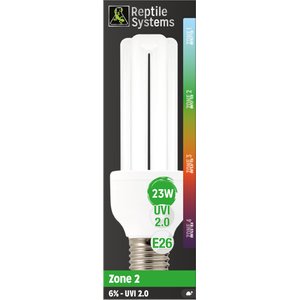 Reptile Systems Compact UVB Pro Forest Reptile Basking Lamp, 23-watt