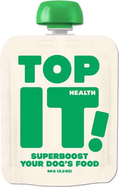 Top It! Health All-in-1 Digestion, Joint Health, Skin & Coat & Breath Freshener Super Booster Dog Supplement, 3.2-oz pouch slide 1 of 10