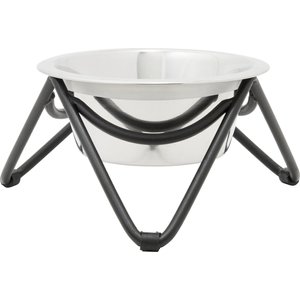 Frisco Triangle Iron Stand Non-Skid Elevated Dog & Cat Bowl, 3.5-Cup