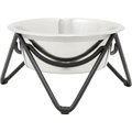 Frisco Triangle Iron Stand Non-Skid Elevated Dog & Cat Bowl, 8-Cup