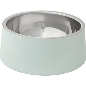 Frisco Insulated Non-Skid Stainless Steel Dog & Cat Bowl, Mint, 6-Cup