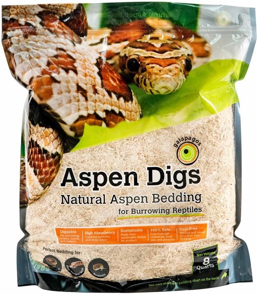 Galapagos Aspen Digs Natural Aspen Reptile Terrarium Bedding, 8-qt bag slide 1 of 2