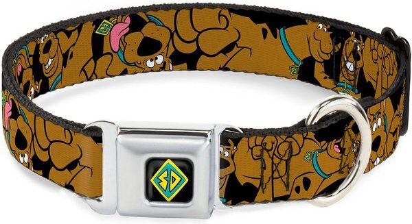 Buckle-Down Scooby Doo Polyester Dog Collar, Large: 15 to 26-in neck, 1-in wide slide 1 of 9