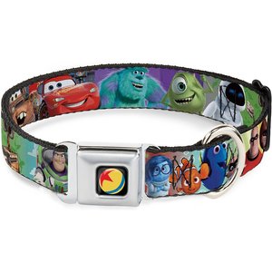 Buckle-Down Disney Pixar Polyester Dog Collar, Small: 9 to 15-in neck, 1-in wide