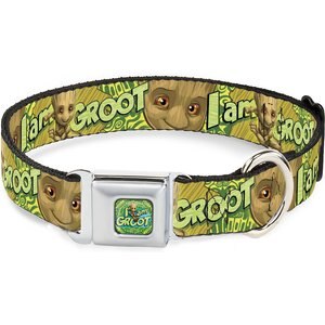 Buckle-Down Guardians of the Galaxy Polyester Dog Collar, Large Wide: 18 to 32-in neck, 1.5-in wide