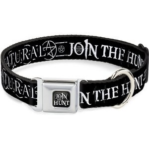 Buckle-Down Supernatural Join the Hunt Polyester Dog Collar, Large: 15 to 26-in neck, 1-in wide