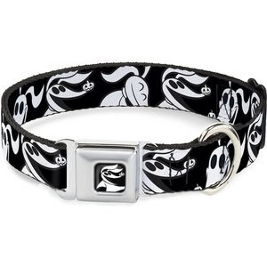 Buckle-Down Nightmare Before Christmas Polyester Dog Collar, Large: 15 to 26-in neck, 1-in wide