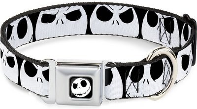 Buckle-Down Nightmare Before Christmas Jack Expressions Polyester Dog Collar, slide 1 of 1