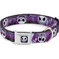 Buckle-Down Jack Expressions Ghosts in Cemetery Polyester Dog Collar, Large: 15 to 26-in neck, 1-in wide