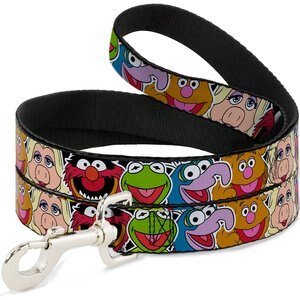 Buckle-Down Muppets Faces Polyester Standard Dog Leash, Small: 4-ft long, 1-in wide