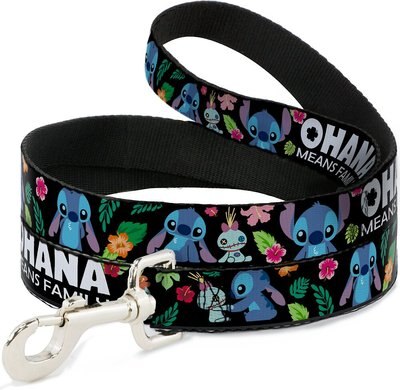 Buckle-Down Lilo & Stitch Ohana Means Family Polyester Standard Dog Leash, slide 1 of 1