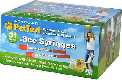 PetTest U-40 Syringes, 31 Gauge x 5/16-in, slide 1 of 1