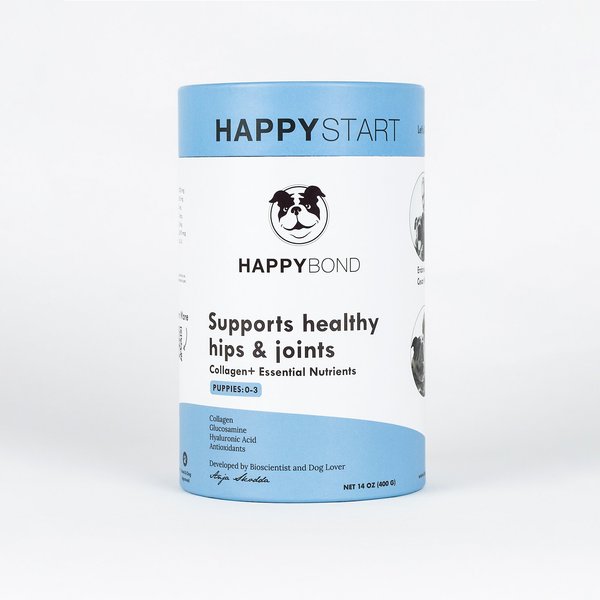 HAPPYBOND Happy Start Hip & Joint Support Puppy & Dog Supplement, 14-oz jar slide 1 of 4